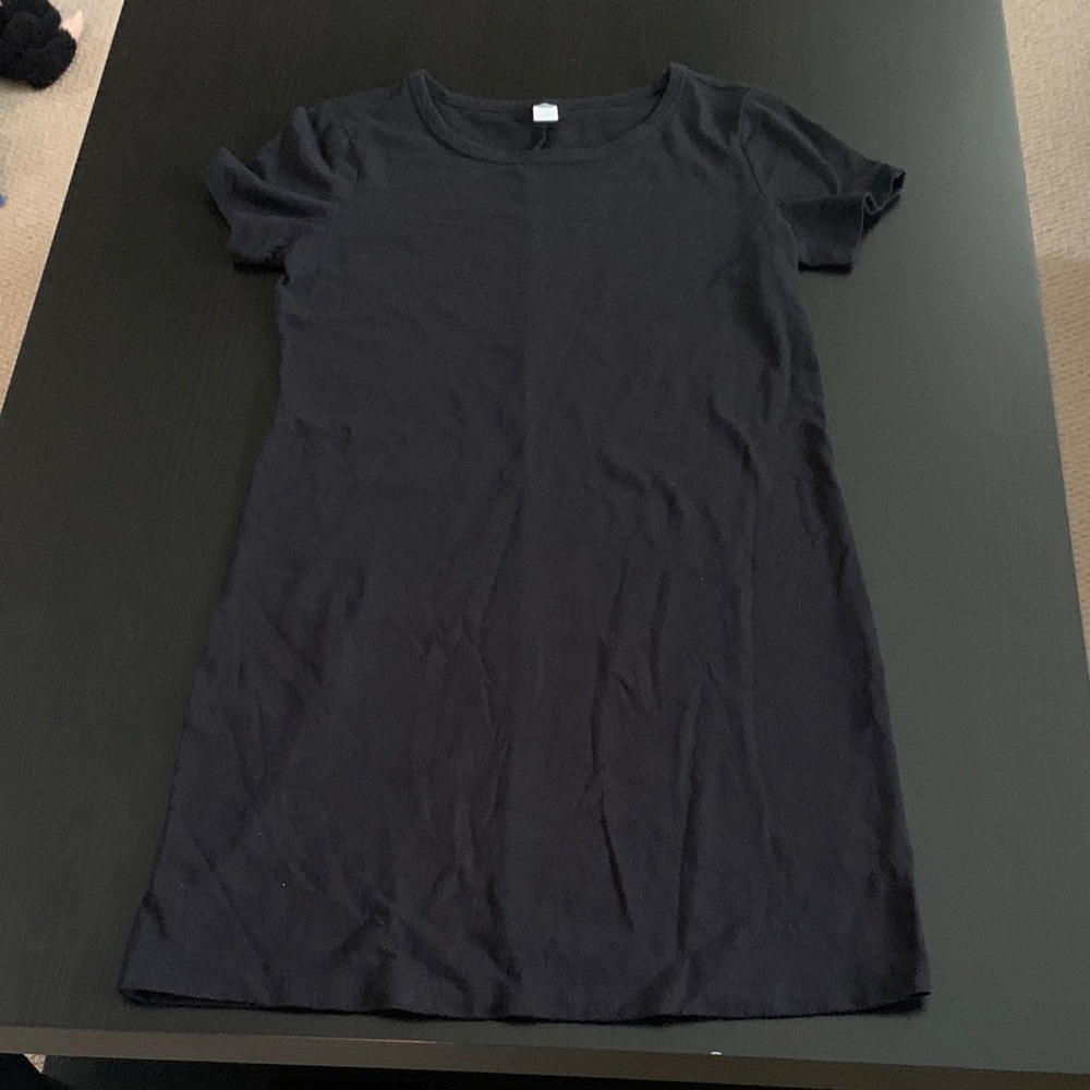 Old Navy Black Crew Neck Dress